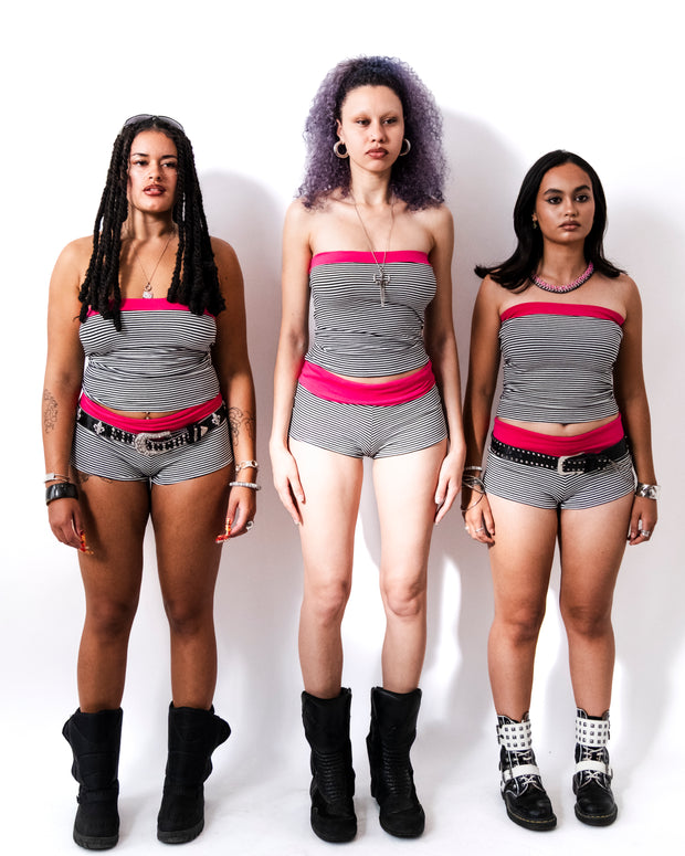 Baddie stripes ensemble